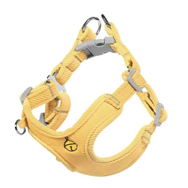 High Quality Corduroy Dog Harness