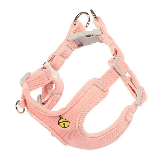High Quality Corduroy Dog Harness