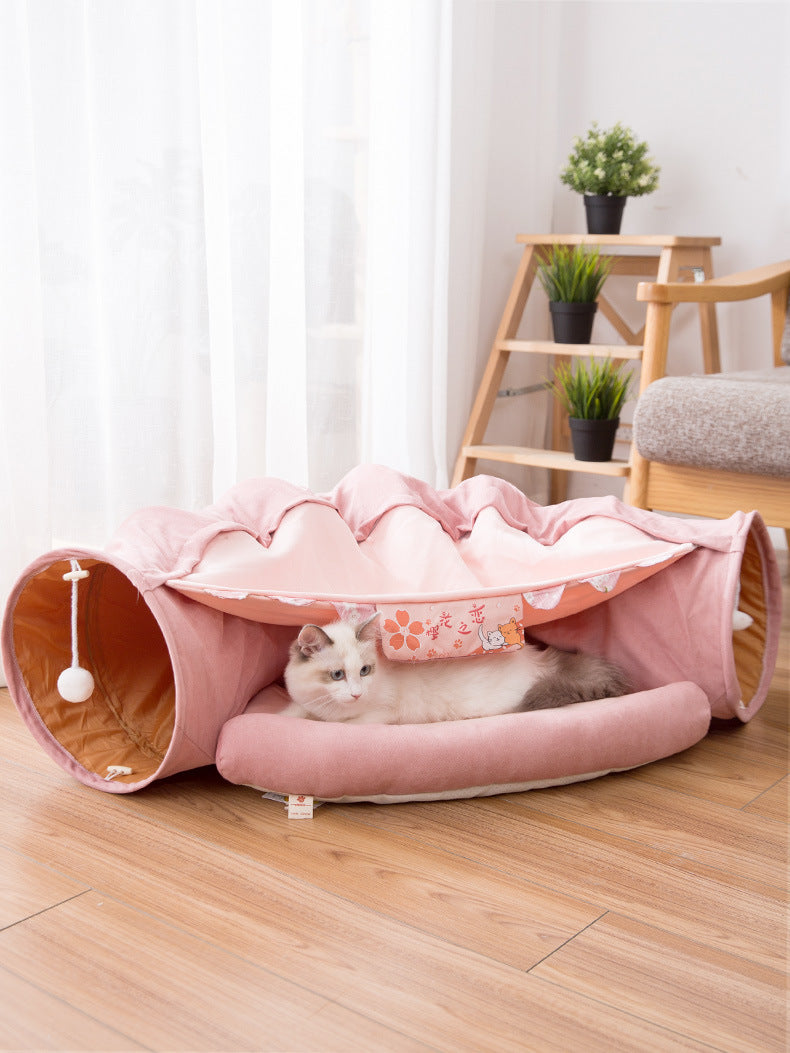 Foldable Cat Tunnel Nest