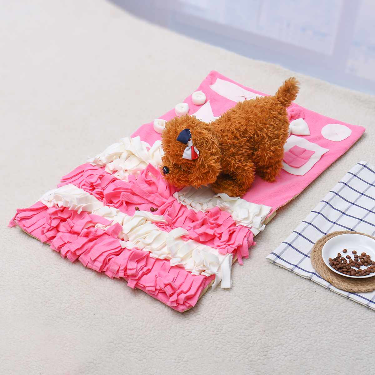 Flannel Dog Snuffle Mat