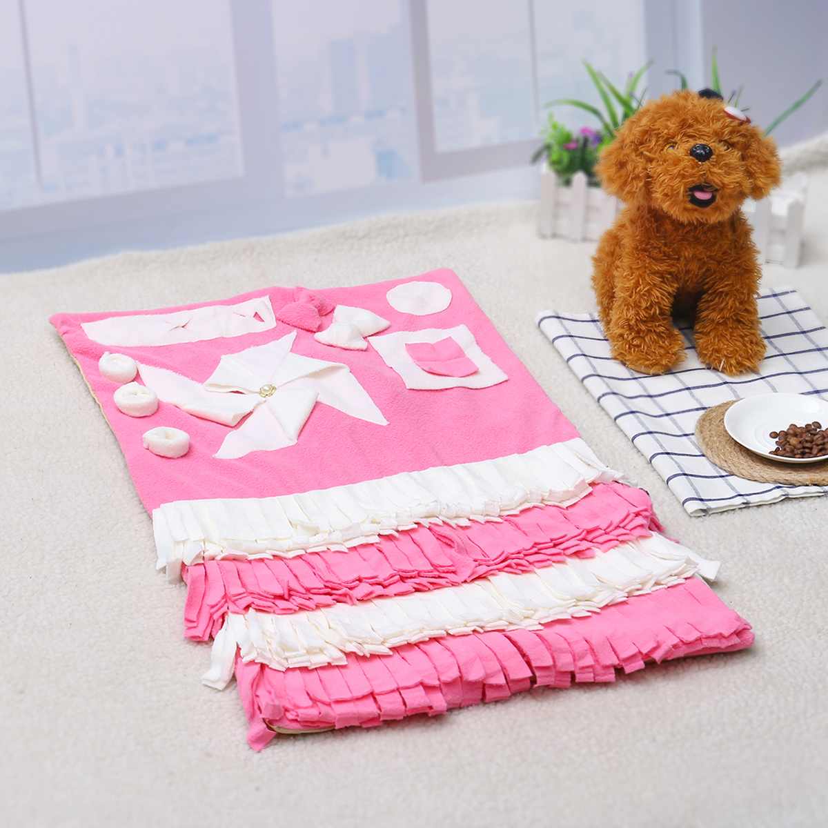 Flannel Dog Snuffle Mat