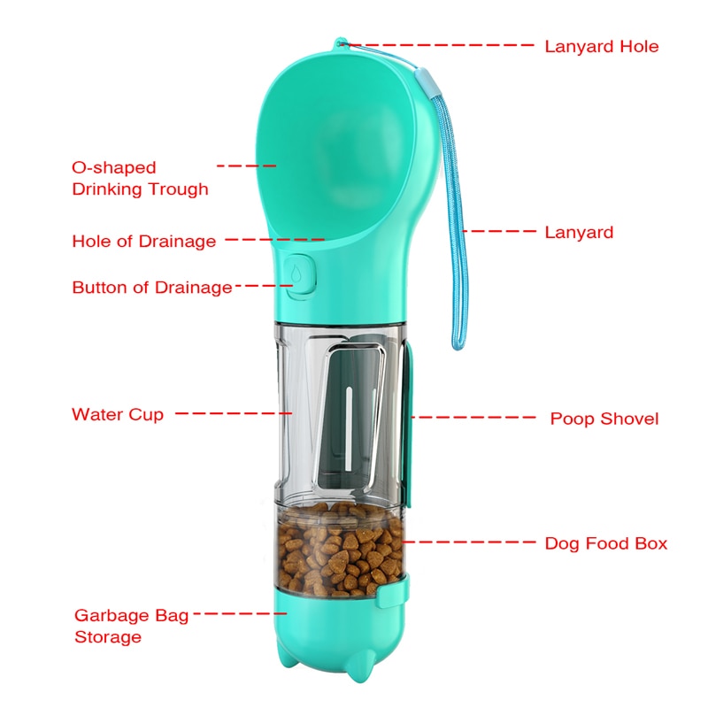 4 in 1 300ML Water Bottle