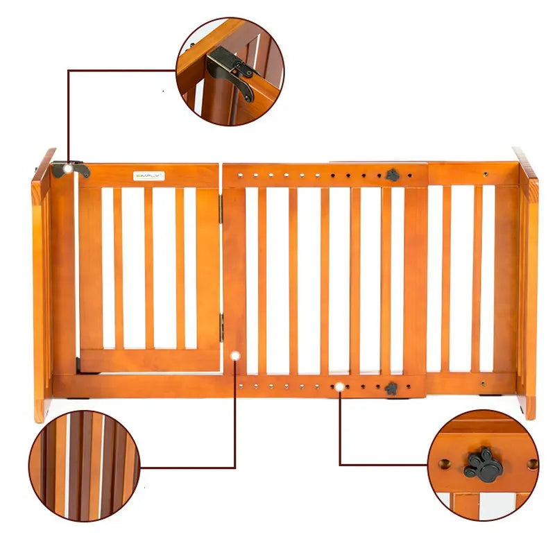 Luxury Solid Wood Dog Barrier Gate