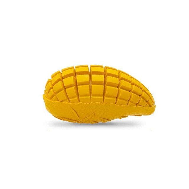 Indestructible Mango Dog Food Dispenser Toy