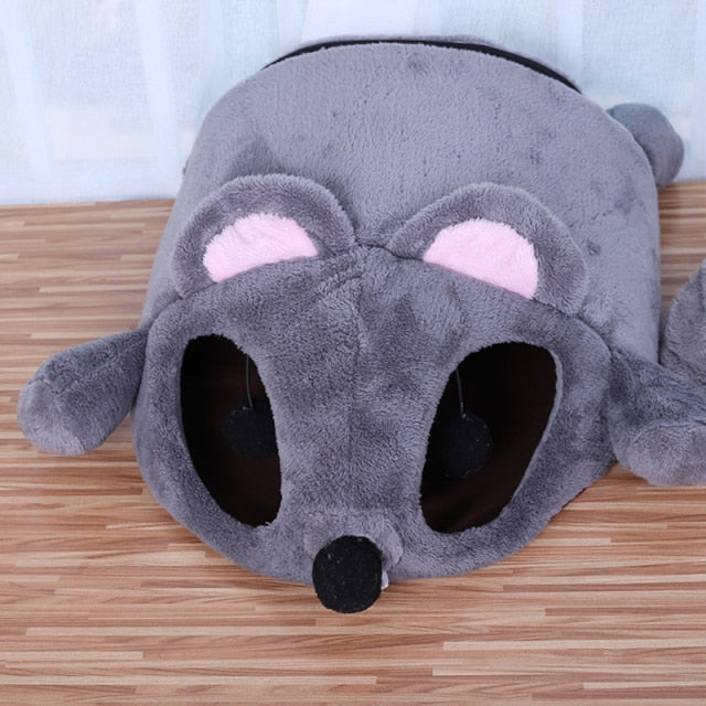 Funny Mouse Shaped Cat Bed