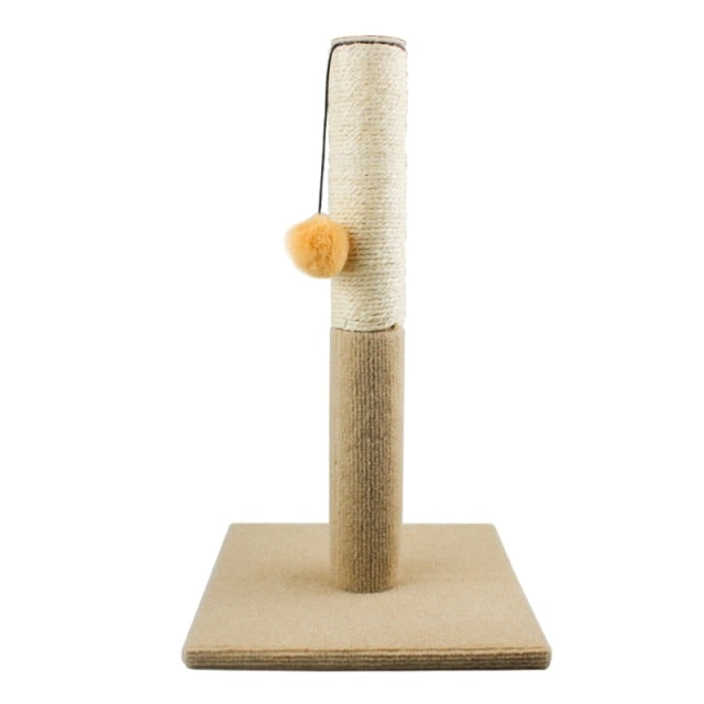 Cat Scratching Post & Furry Ball