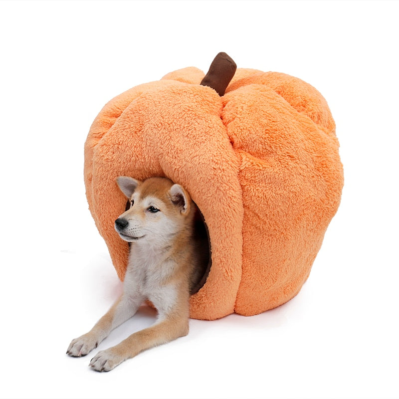 Halloween Pumpkin Pet Warm Kennel