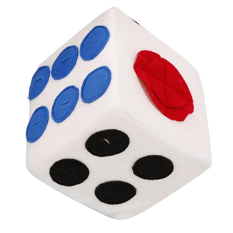 Interactive Dog Snuffle Dice Toy