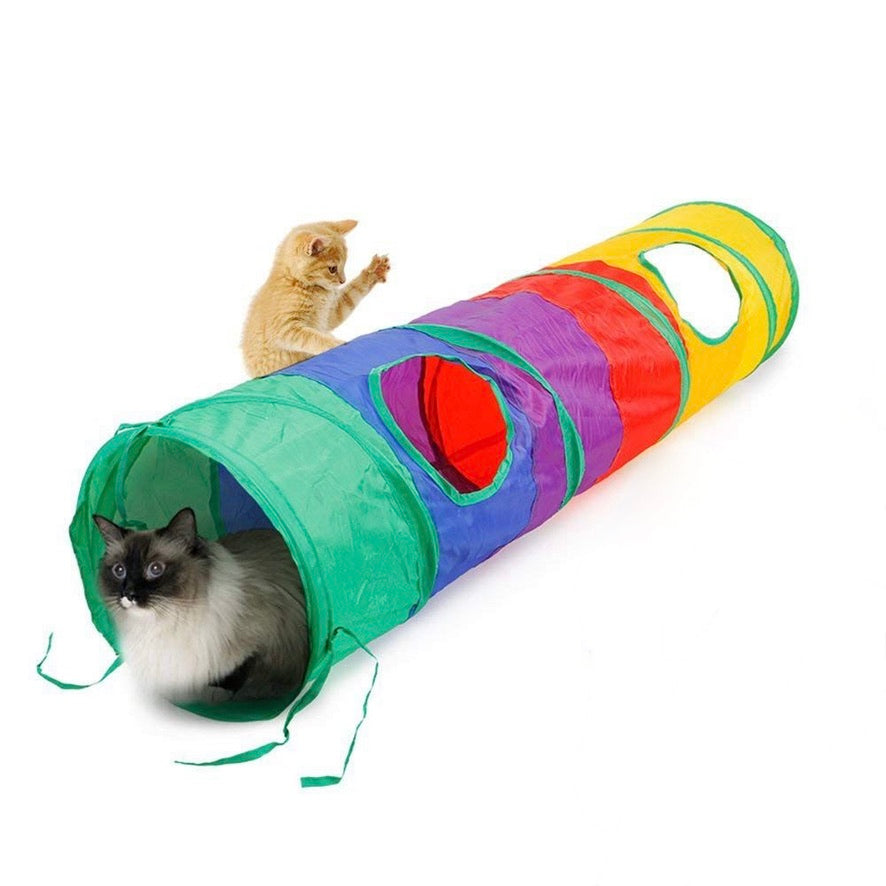 Indoor Collapsible Cat Tunnel