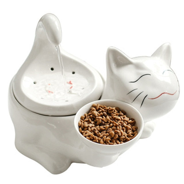 Electric Ceramic Pet Water Fountain