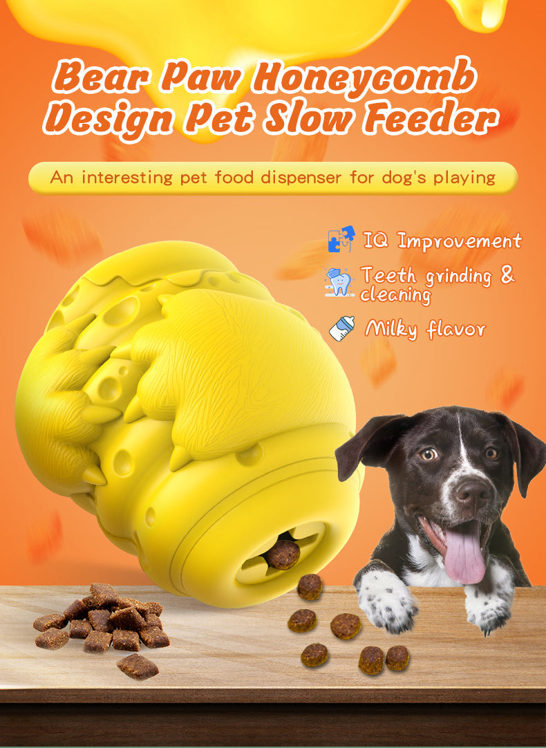 Indestructible Honeycomb Dog Chew Toy