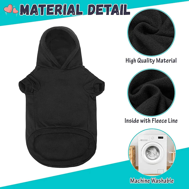 Stylish Fashion Print Dog Hoodie