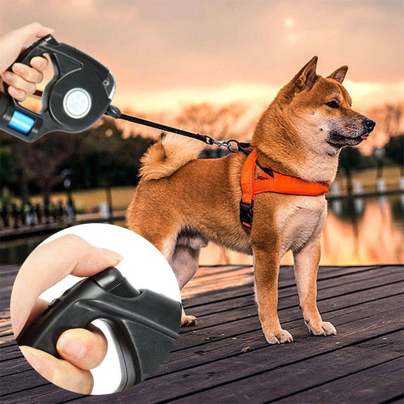 Extendable Retractable Pet Dog Leash