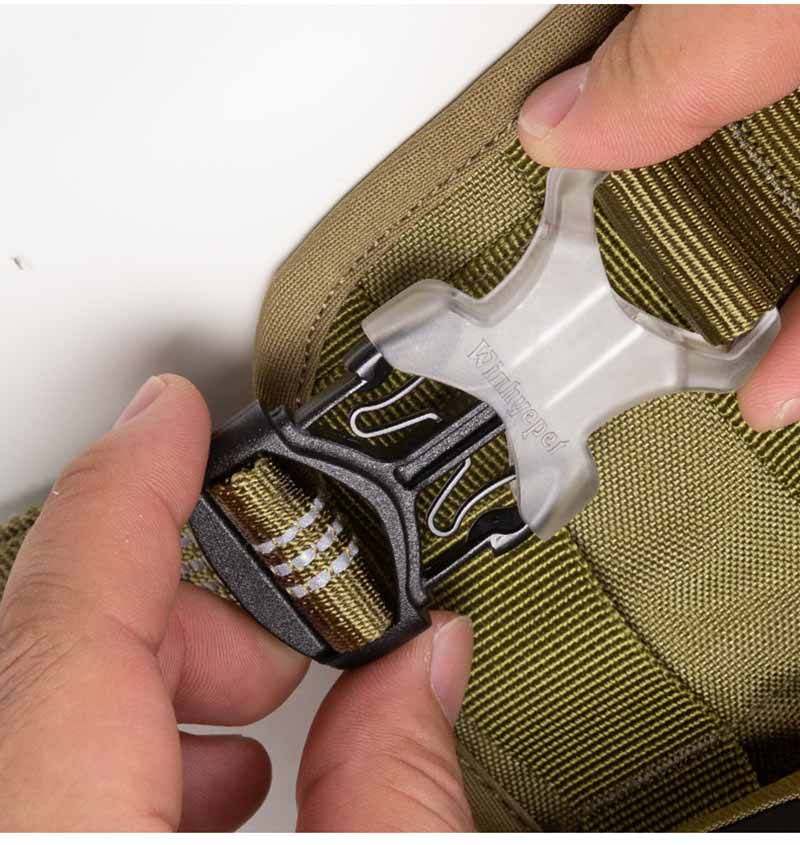 Dog Tactical Waterproof Saddle Bag Harness