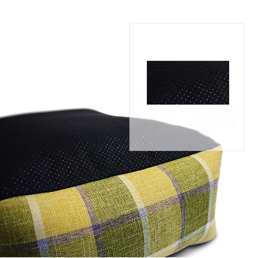 Dog Plaid Comfy Sofa Bed