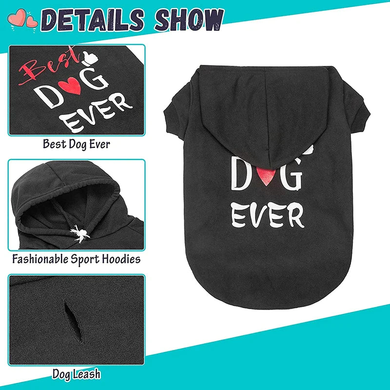 Stylish Fashion Print Dog Hoodie