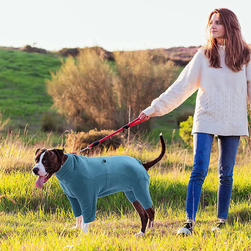 Soft Fleece Winter Dogs Overalls
