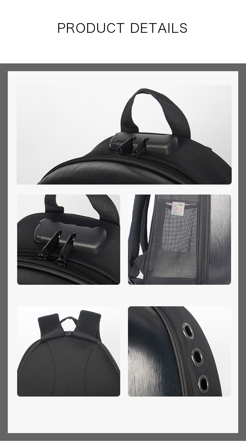 Double Shoulder Space Capsule Dog Backpack