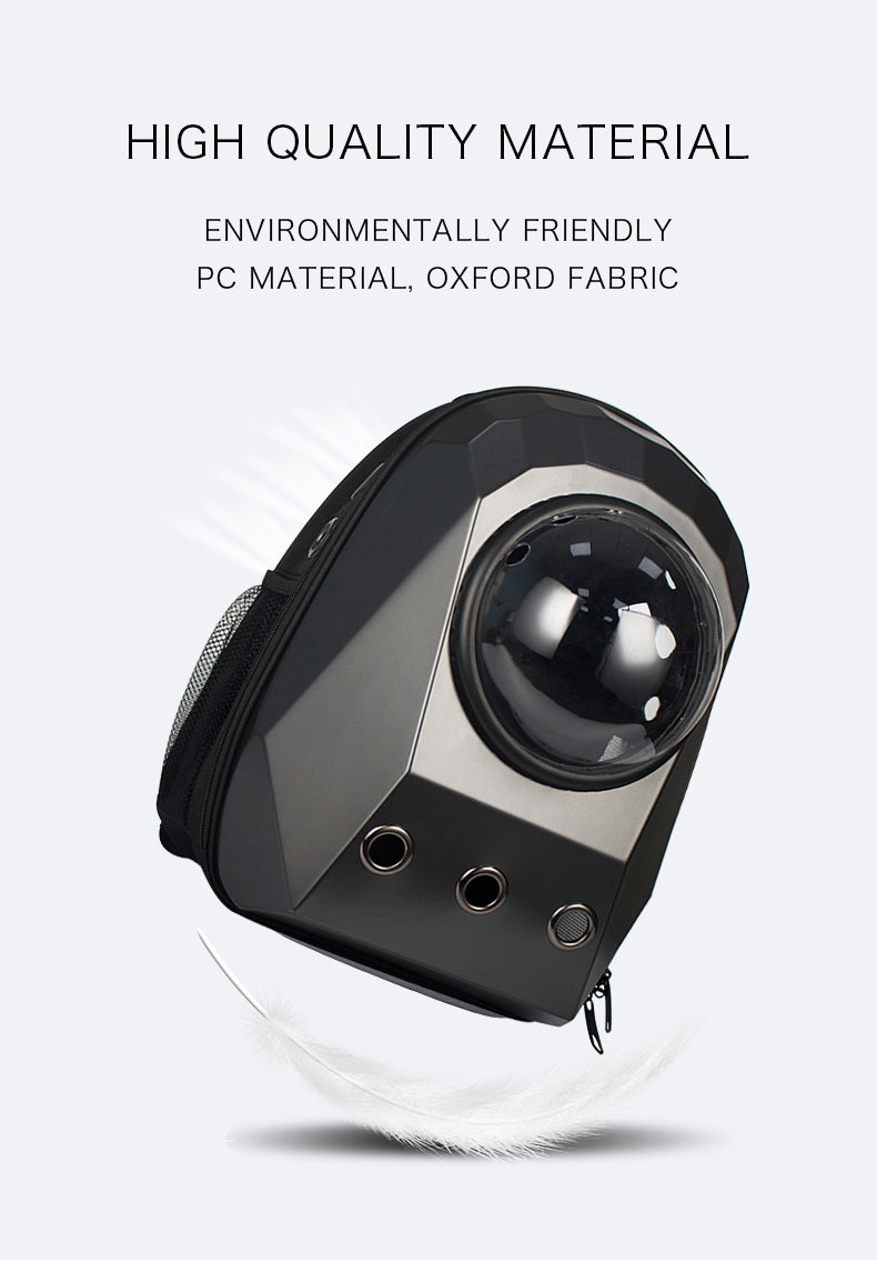Double Shoulder Space Capsule Dog Backpack