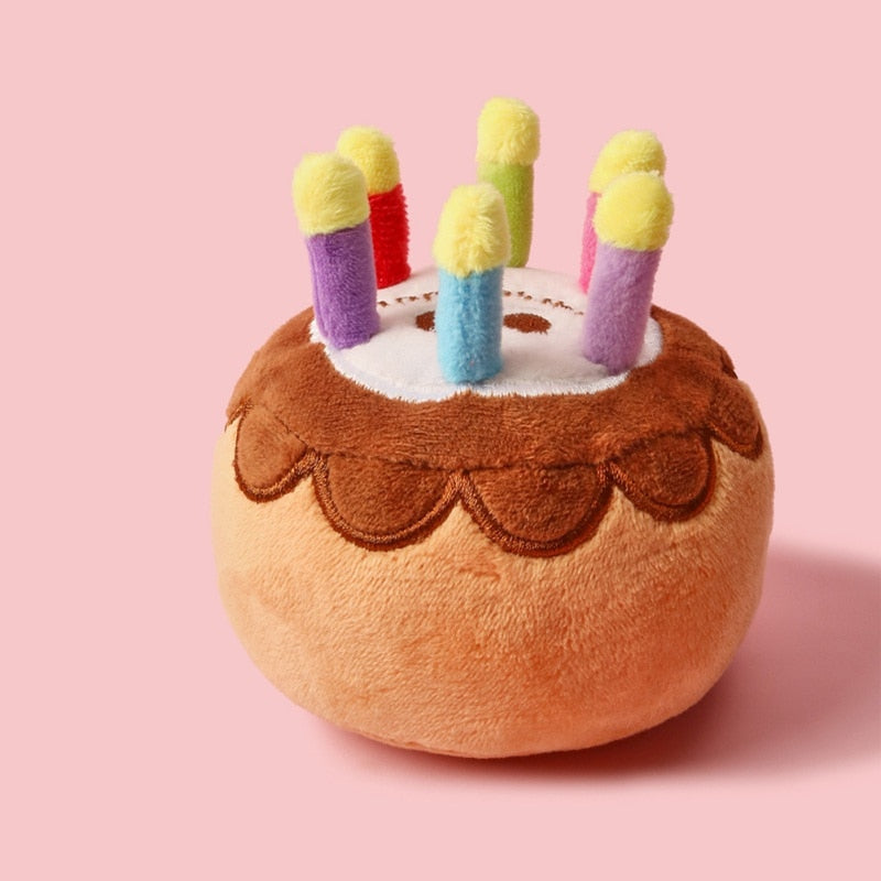 Birthday Cake Shape Dog Toys