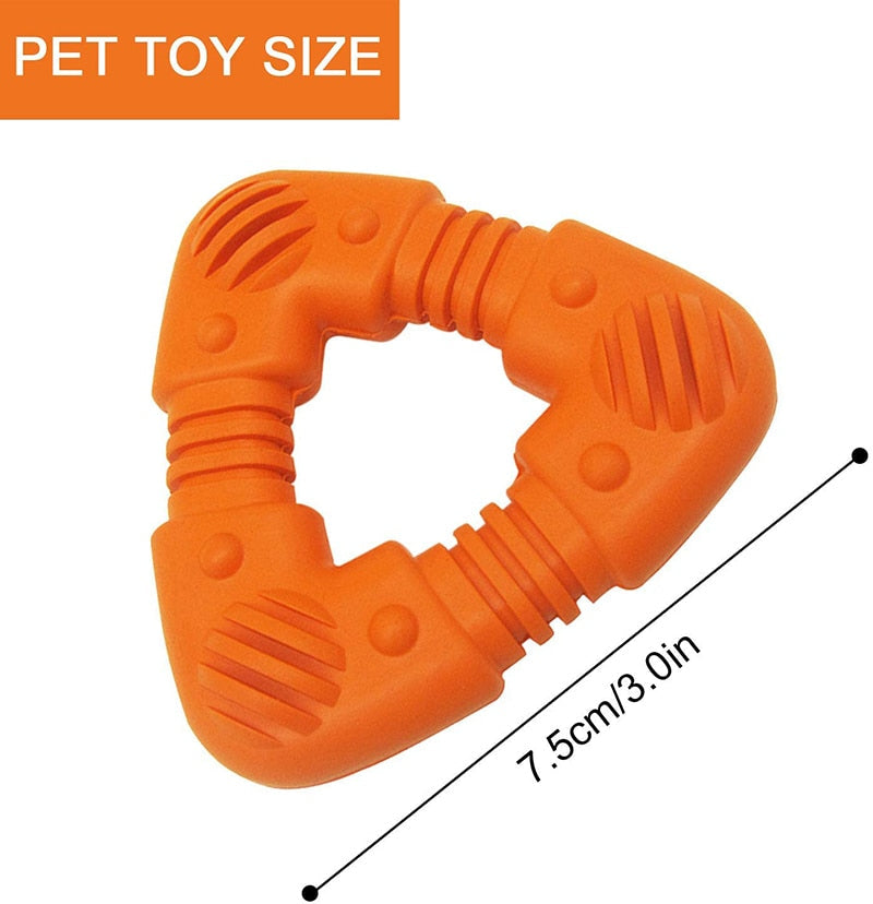 Indestructible Soft Rubber Dog Chew Toy