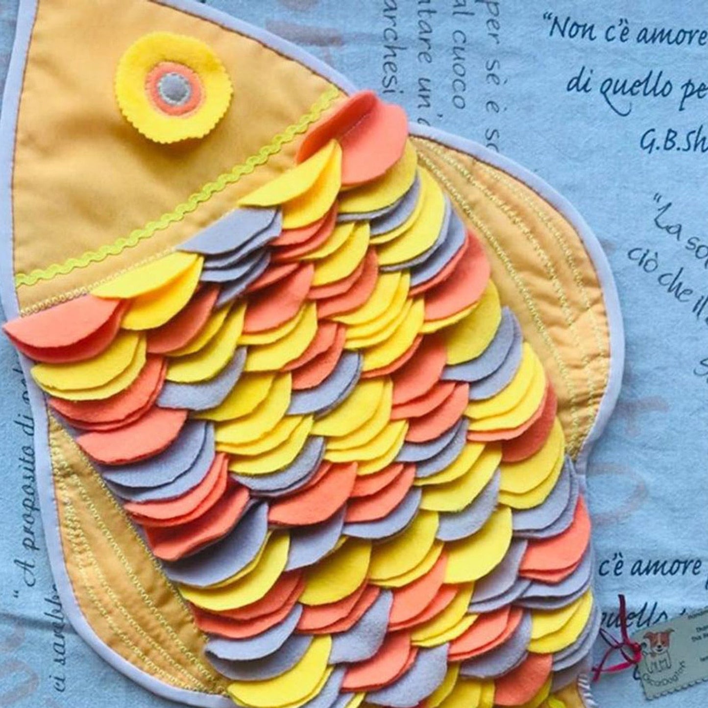 Fish Shaped Dog Snuffle Mats