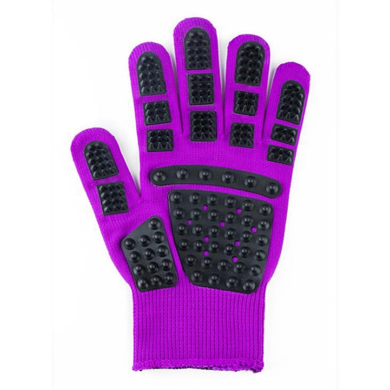 Pet Grooming Hair Deshedding Glove