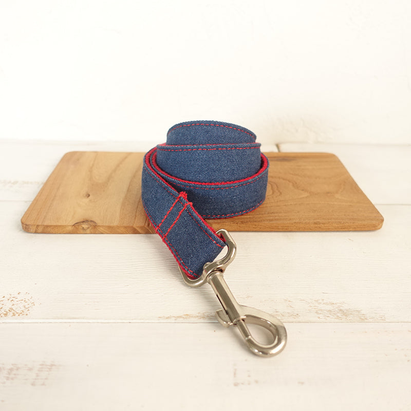 RED JEAN Fiber Dog Collar