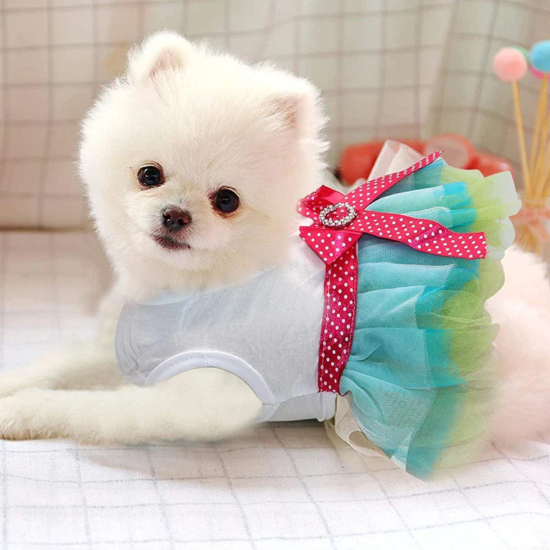 Cute Fashion Printed Dog Dress