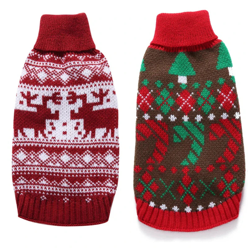 Cozy Knitted Dog Christmas Sweater