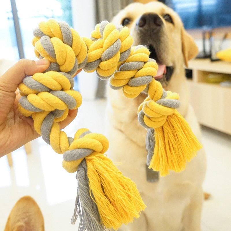 Durable 6 Knot Dog Rope Toy