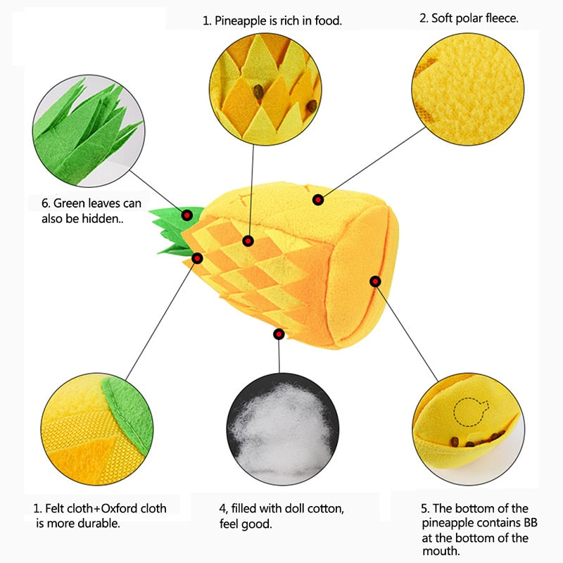 Pineapple Fruit Fun Snuffle Mat
