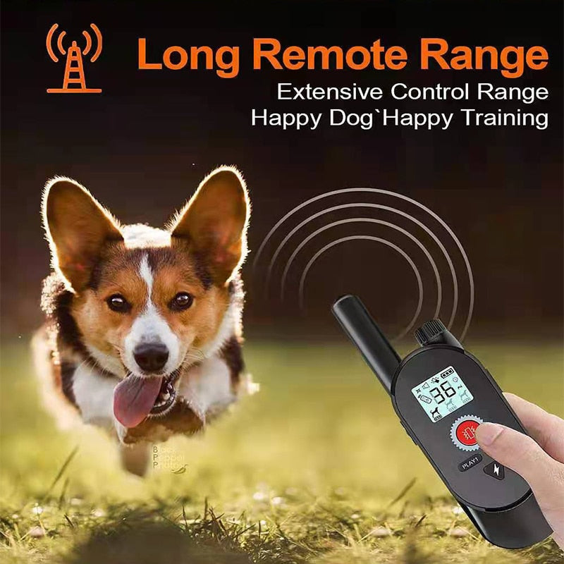 Walkie Talkie Rechargeable Dog Training Collars