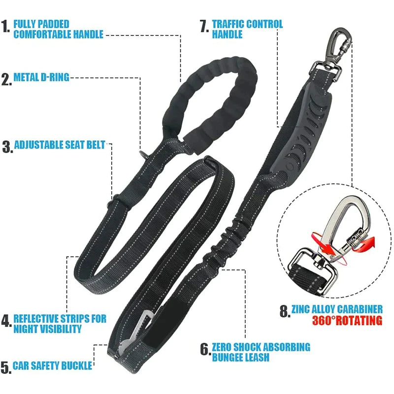 4-in-1 Multifunction Heavy Duty Dog Lead