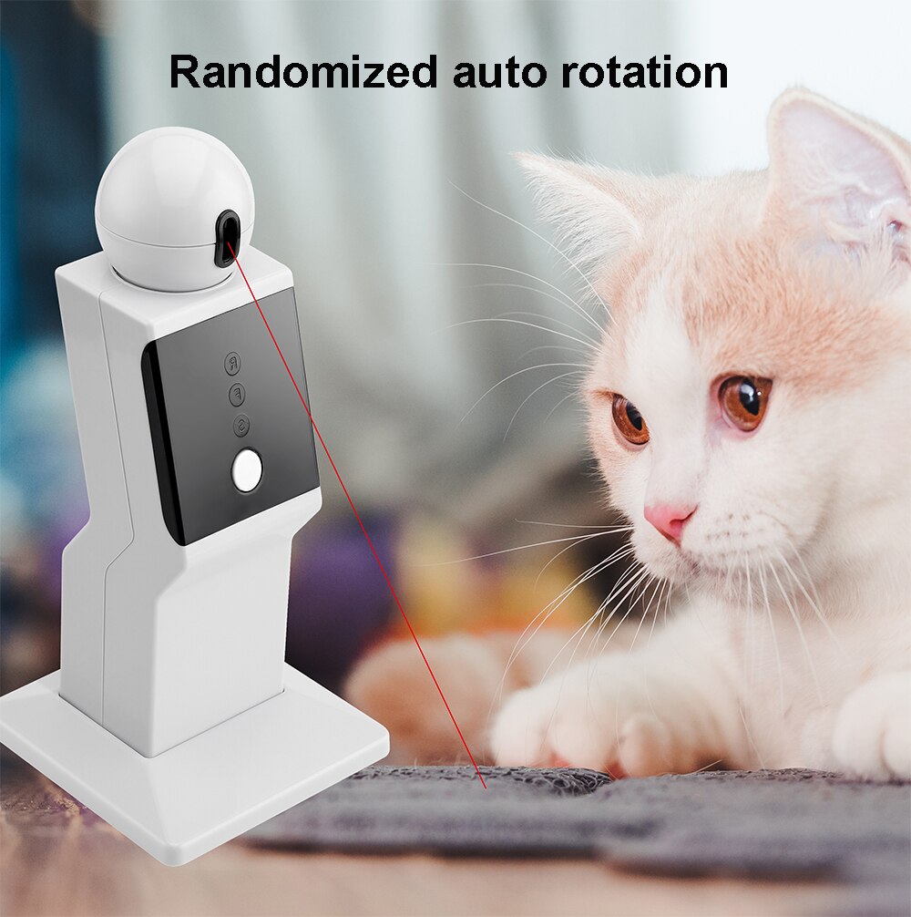 Electric Laser Pointer Cat Robot Toy