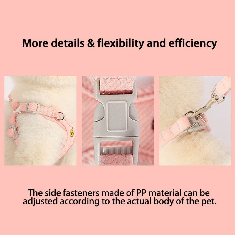 High Quality Corduroy Dog Harness