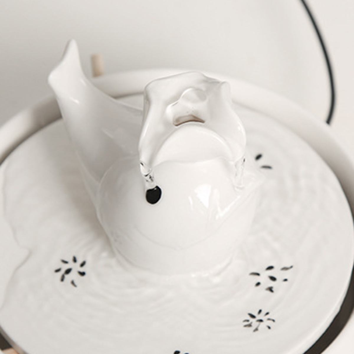 Cute Ceramic Pet Water Fountain