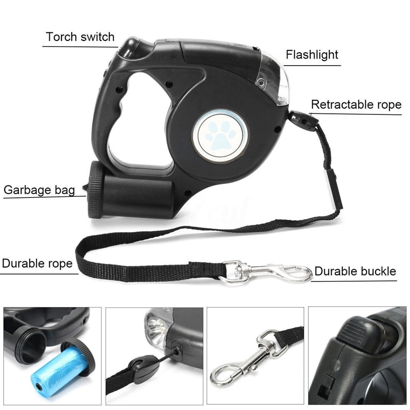 Extendable Retractable Pet Dog Leash