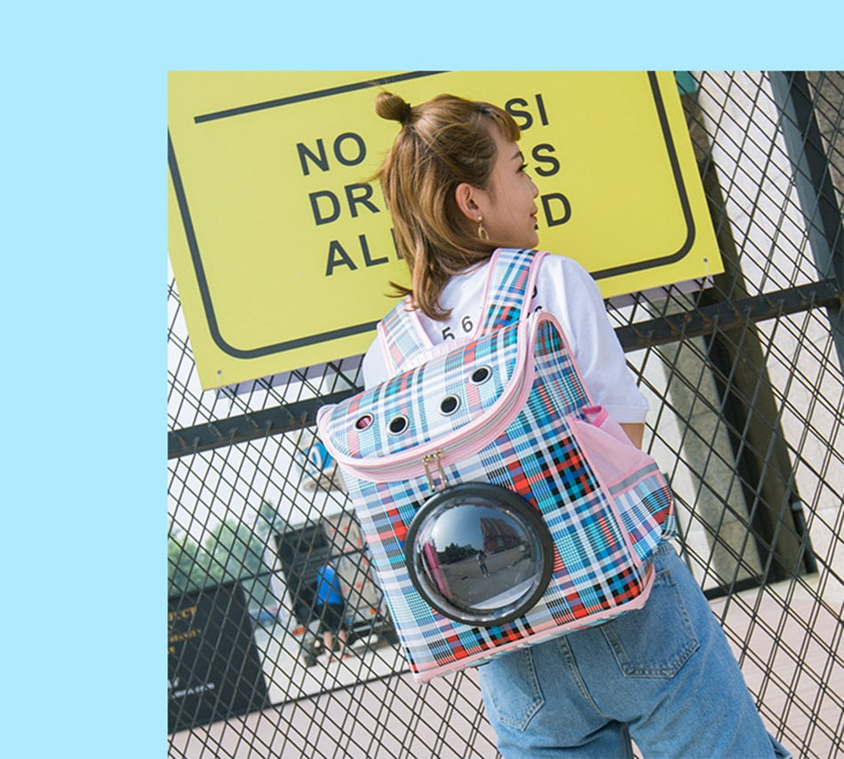 Breathable Space Capsule Dog Backpack