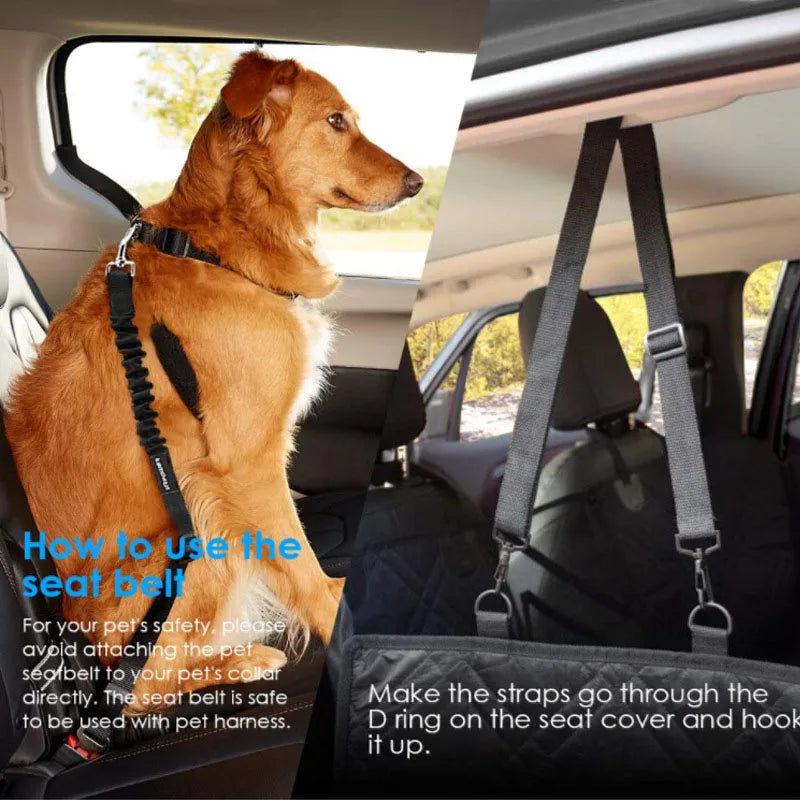 Dog Car Seat View Mesh Protector