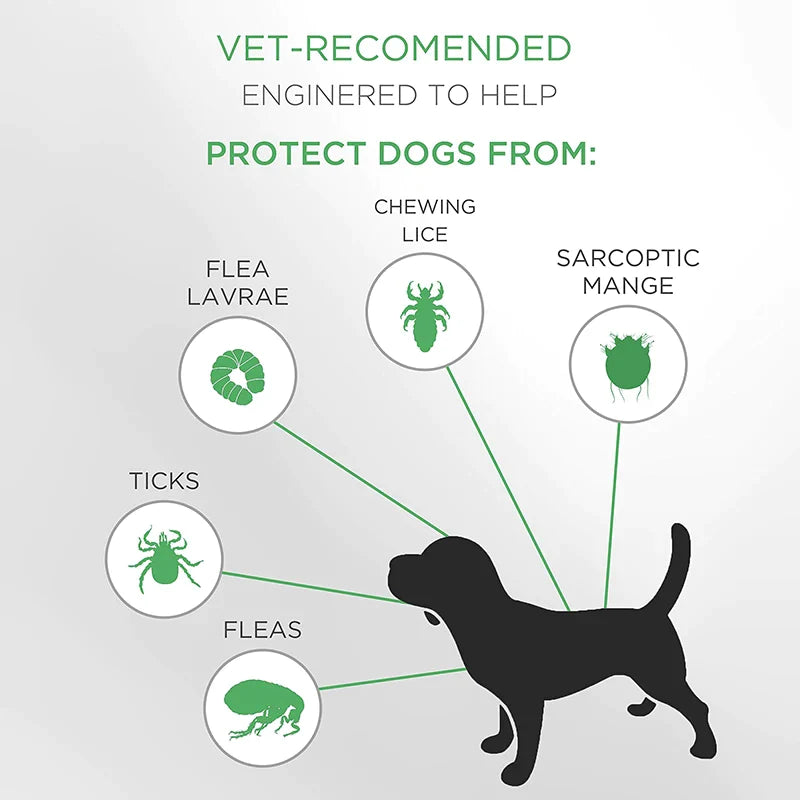 Hypoallergenic Safe Dog Flea & Tick Collar