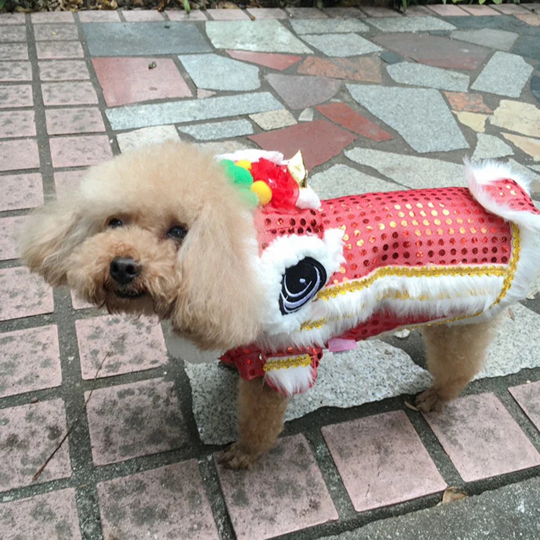 Chinese New Year Dog Lion Cosplay Costume