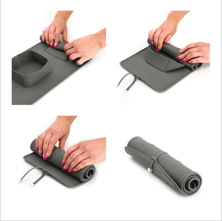 Foldable Silicone Double Bowls