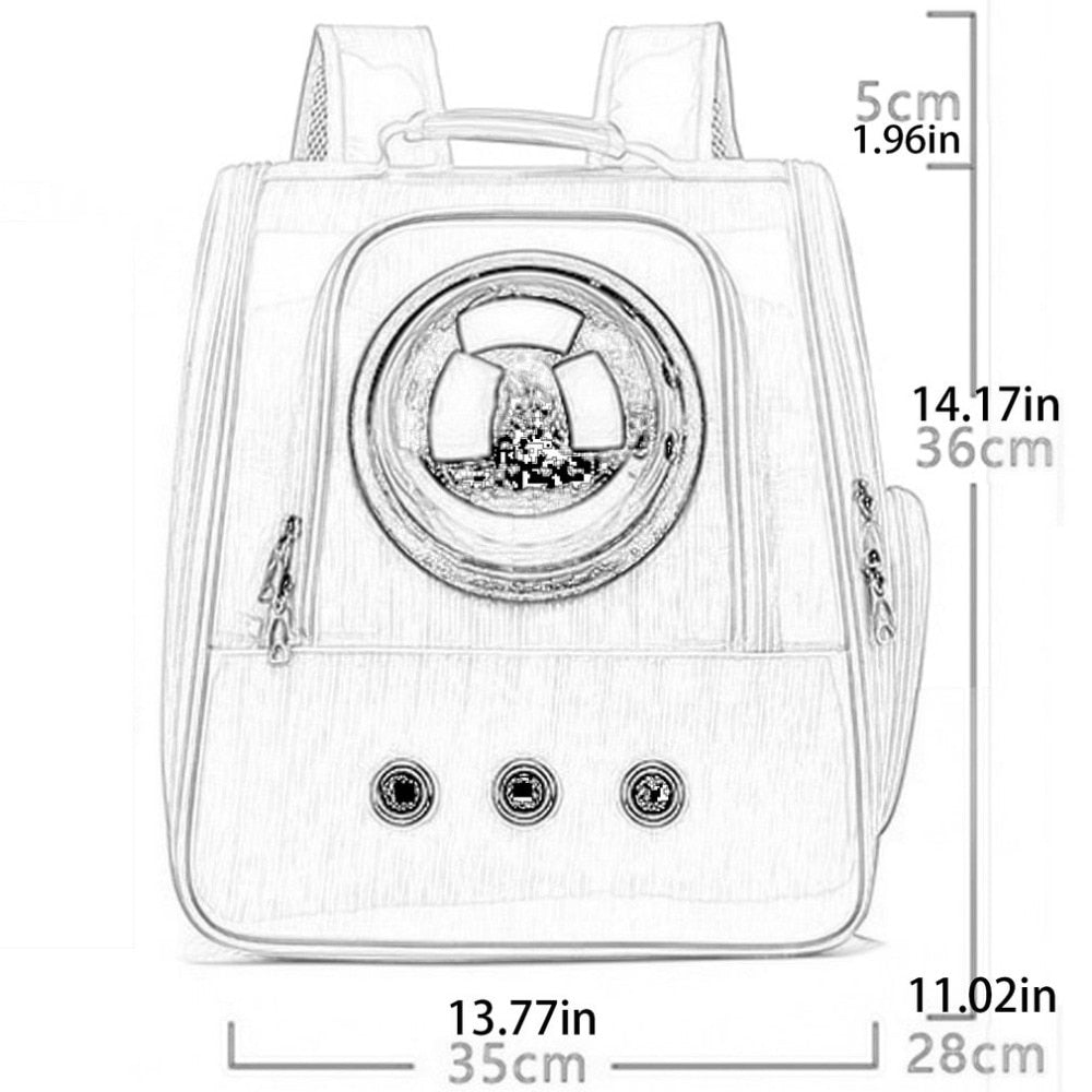 Breathable Space Capsule Pet Carrier