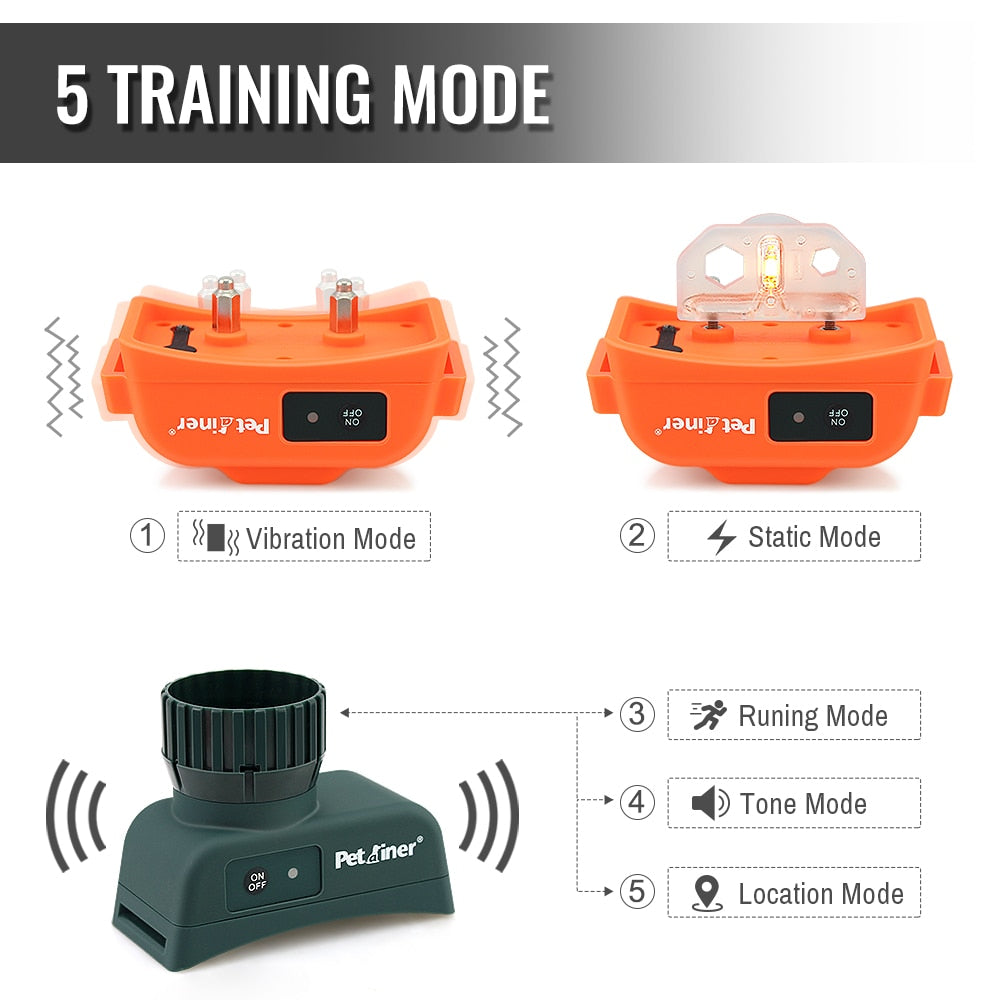 500M Waterproof LCD Dog Training Collar
