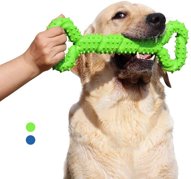 Durable Interactive Dog Bone Chew Toy