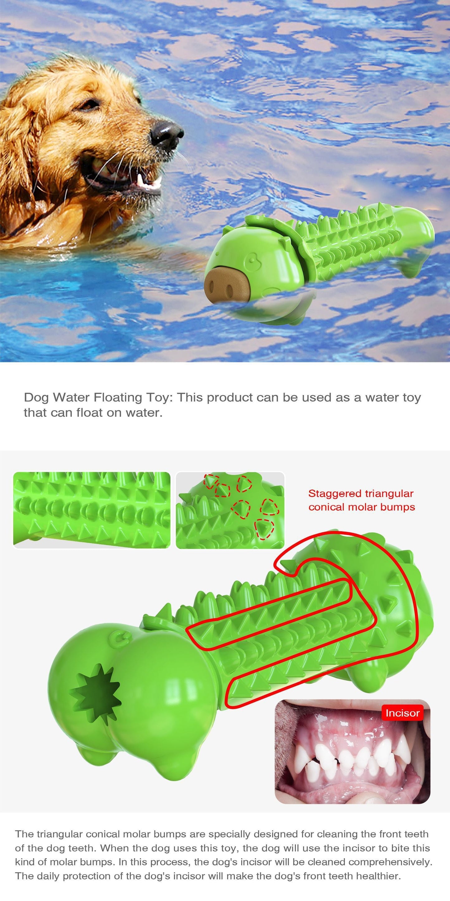 Indestructible Tough Rubber Dog Toy