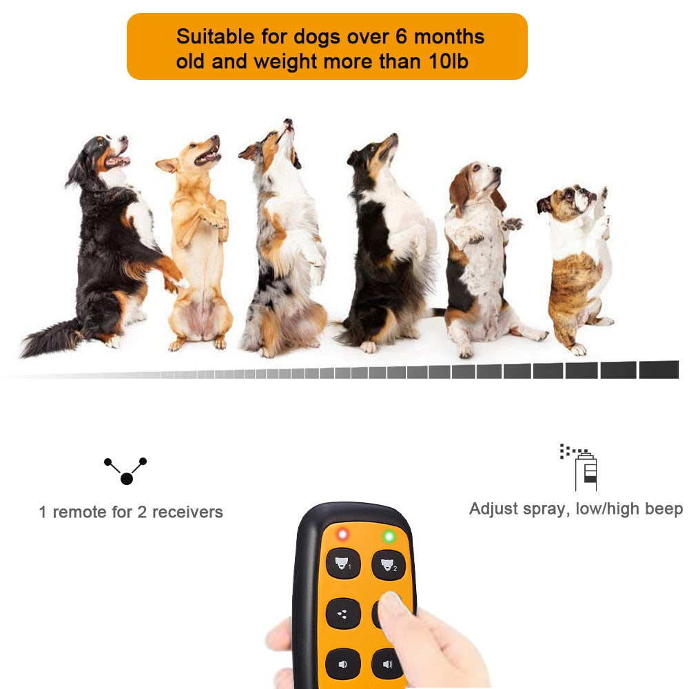 150m Waterproof Rechargeable Dog Training Collars