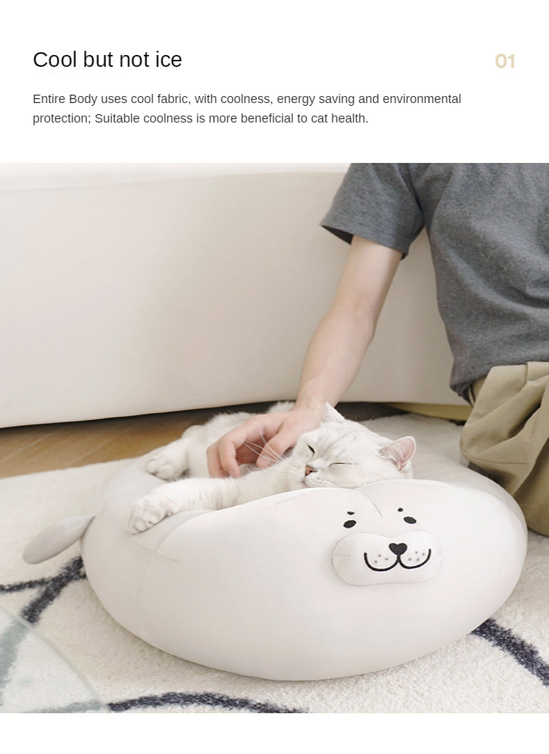 Ice Silk Seal Summer Cool Pet Bed
