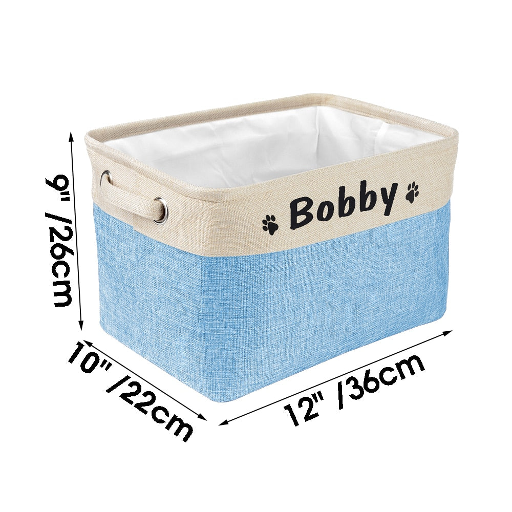 Dog Toy Storage Basket
